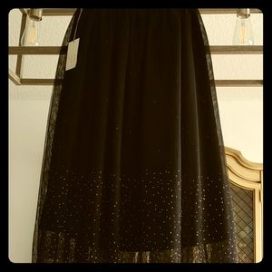 Final SALE* Black tulle high waisted skirt - NWT